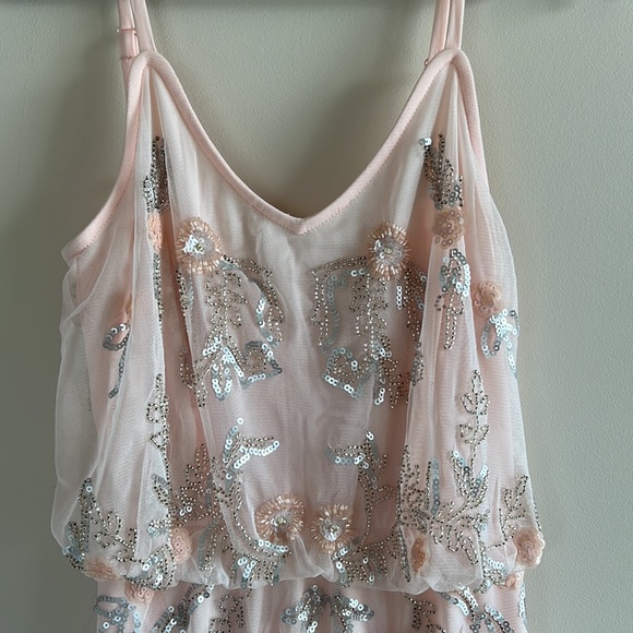 Altar’d State Pale Pink Duchess Dress - Picture 2 of 9